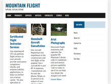 Tablet Screenshot of mountainflightproducts.com